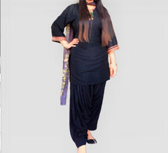 Black PATIALA 2PC