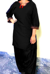 Black PATIALA 2PC