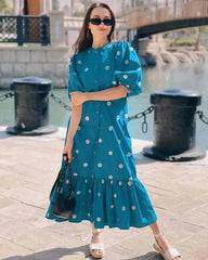 Flower Hoor Frock FZ Collection
