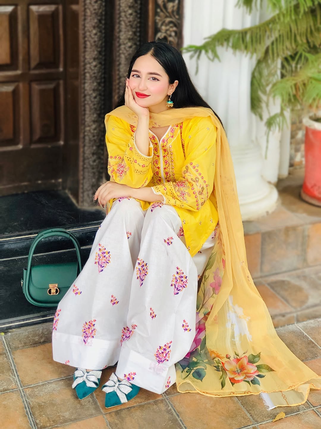 Fully Embroidered 3pcs- Winter Linen
