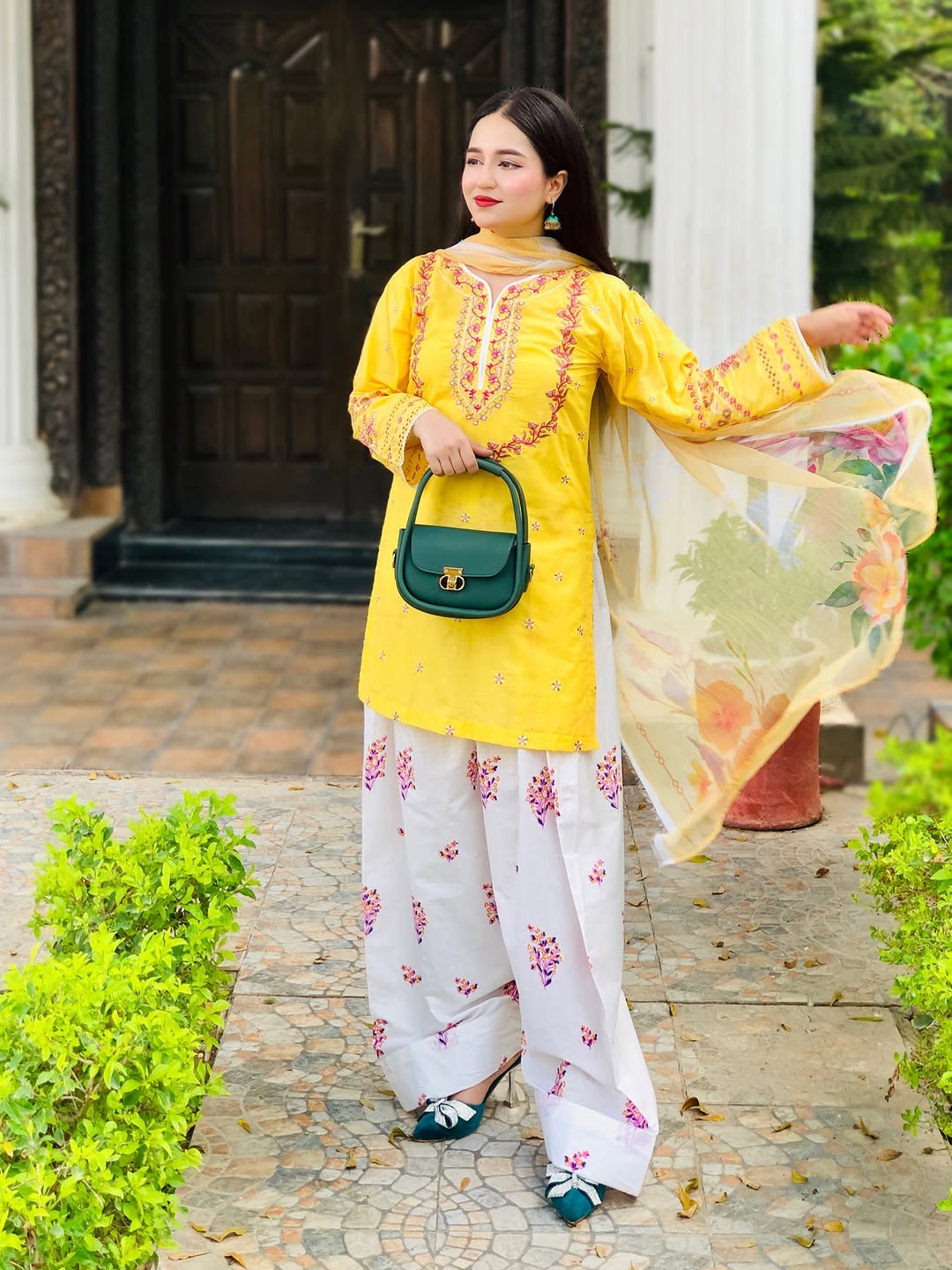 Fully Embroidered 3pcs- Winter Linen