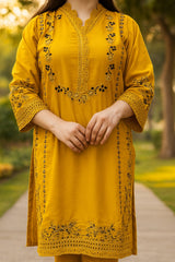 Embroidered Lawn  Dress