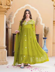 Embroidery 3pcs Maxi