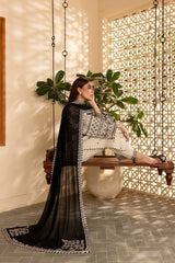 3pc Embroidered dress