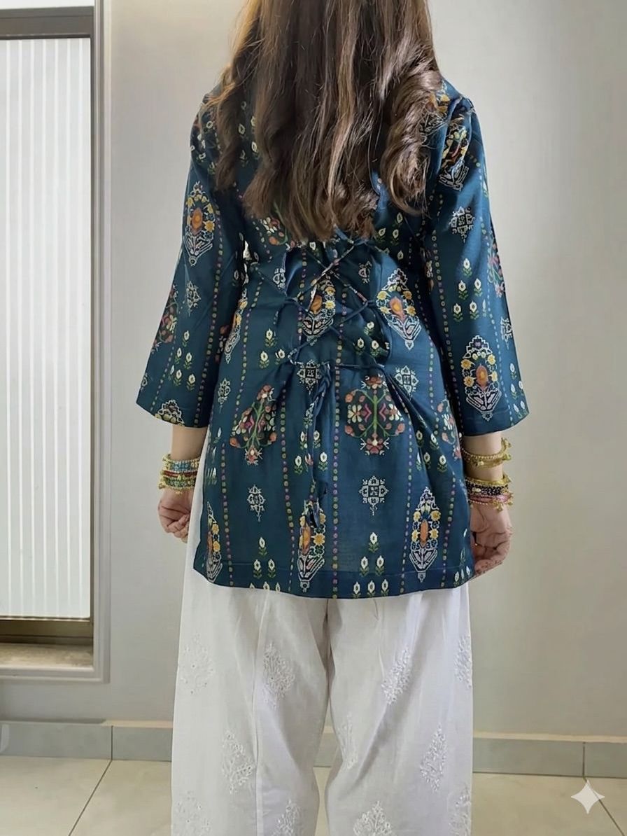 Anarkali 2pc Embroidered Dress (Farshi Shalwar)