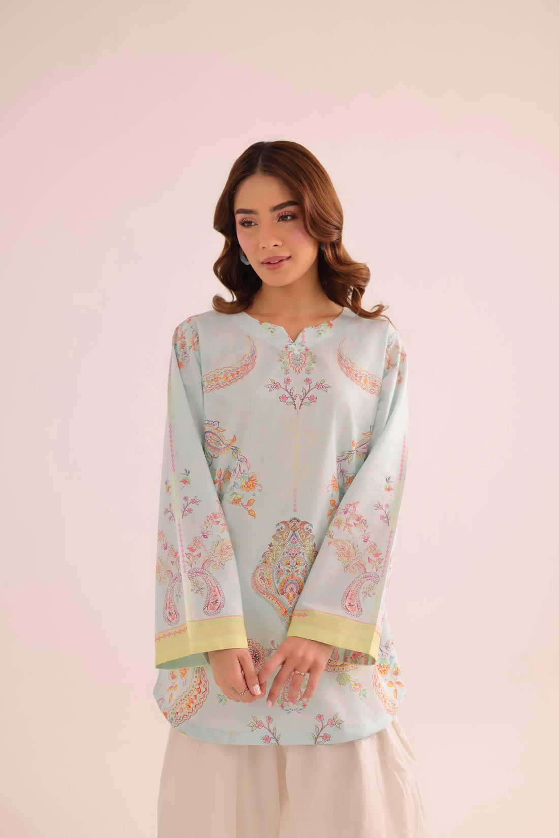 2 Piece Pure Lawn Dress with Farshi Shalwar | GC-A80