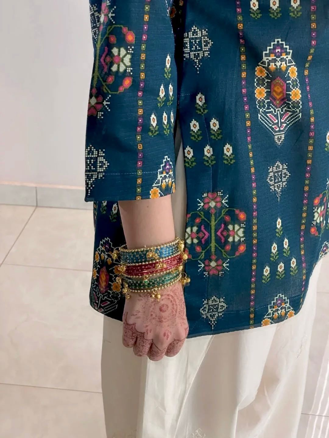 Anarkali 2pc Embroidered Dress (Farshi Shalwar)