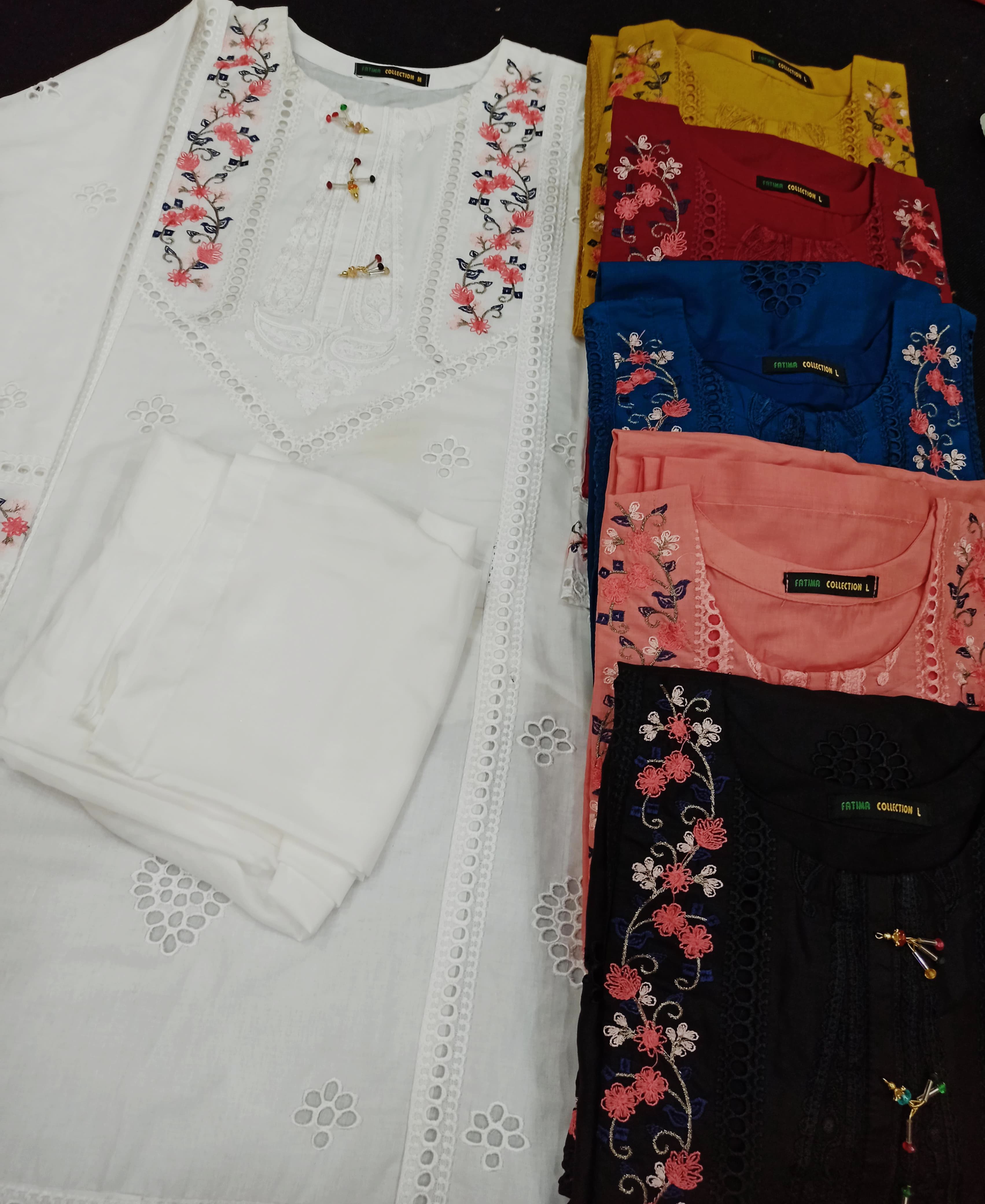 Embroidered 2pcs