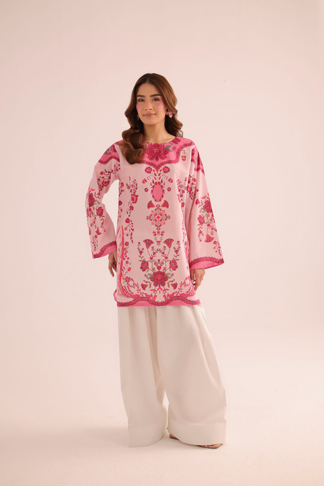 2 Piece Pure Lawn Dress with Farshi Shalwar | GC-A79