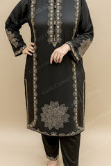 Embroidered 2pcs Dress