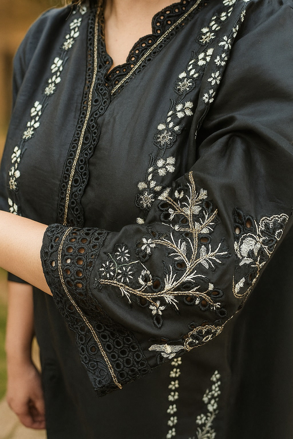 Embroidered Lawn  Dress