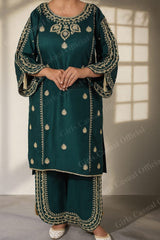 Embroidered lawn 3pcs