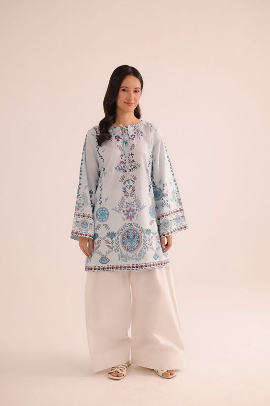 2 Piece Pure Lawn Dress with Farshi Shalwar | GC-A78