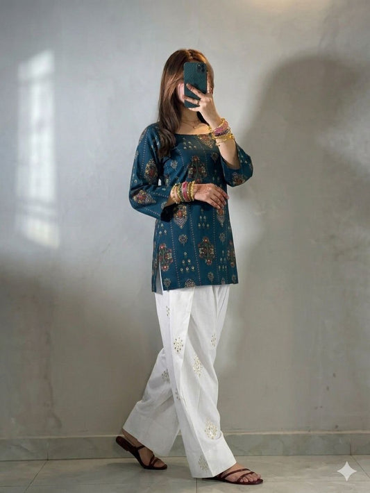 Anarkali 2pc Embroidered Dress (Farshi Shalwar)