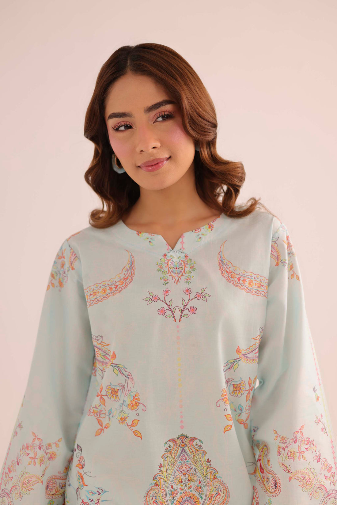 2 Piece Pure Lawn Dress with Farshi Shalwar | GC-A80