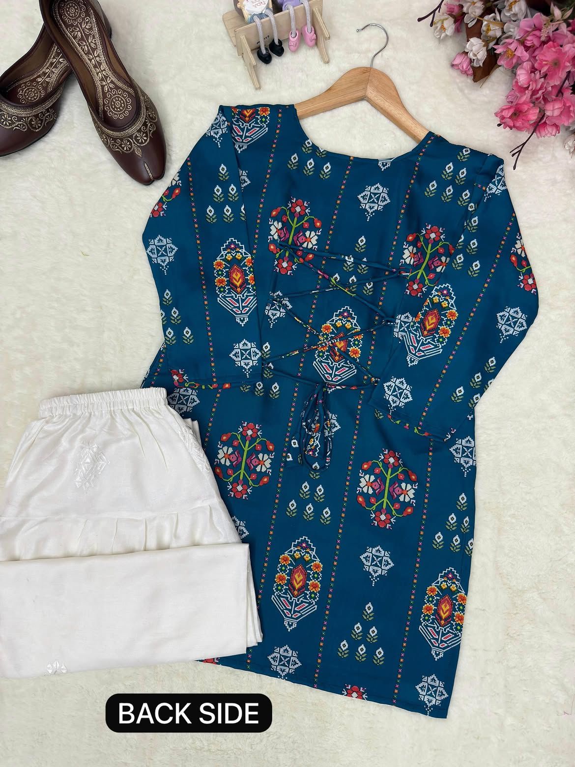 Anarkali 2pc Embroidered Dress (Farshi Shalwar)