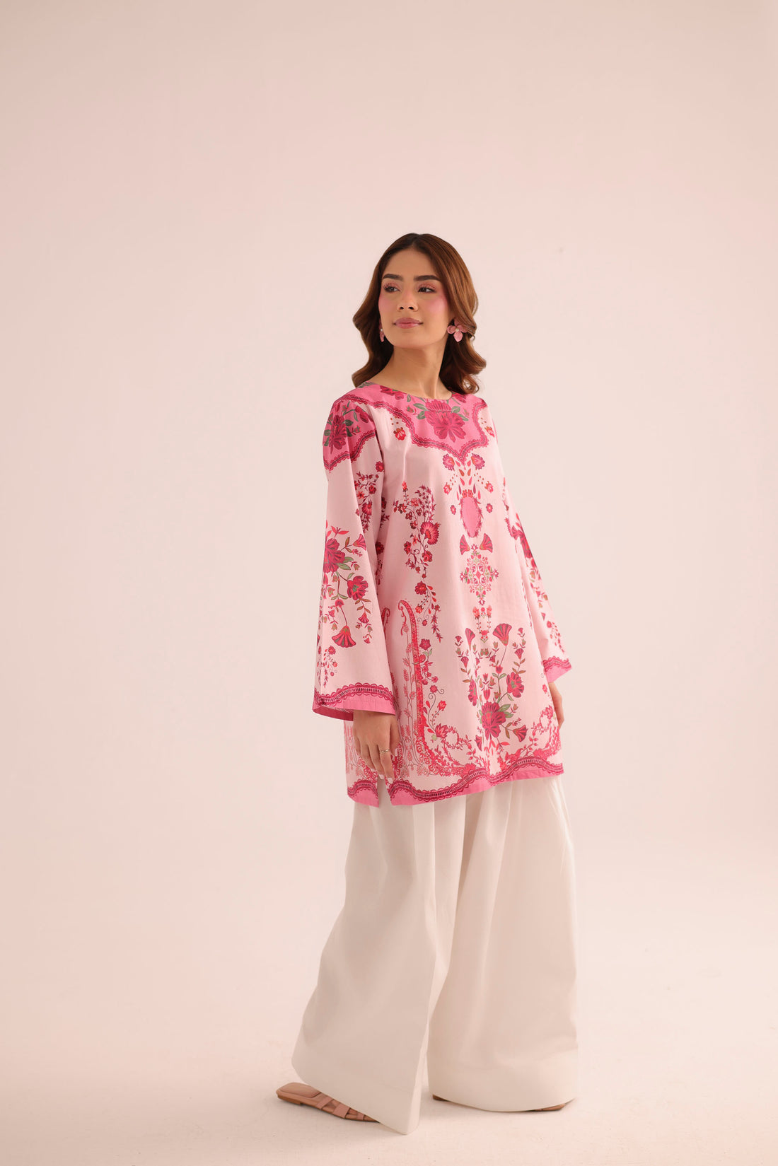 2 Piece Pure Lawn Dress with Farshi Shalwar | GC-A79