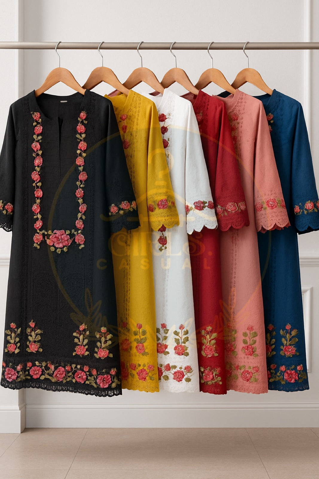 Embroidered Lawn Dress