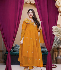 Embroidery 3pcs Maxi