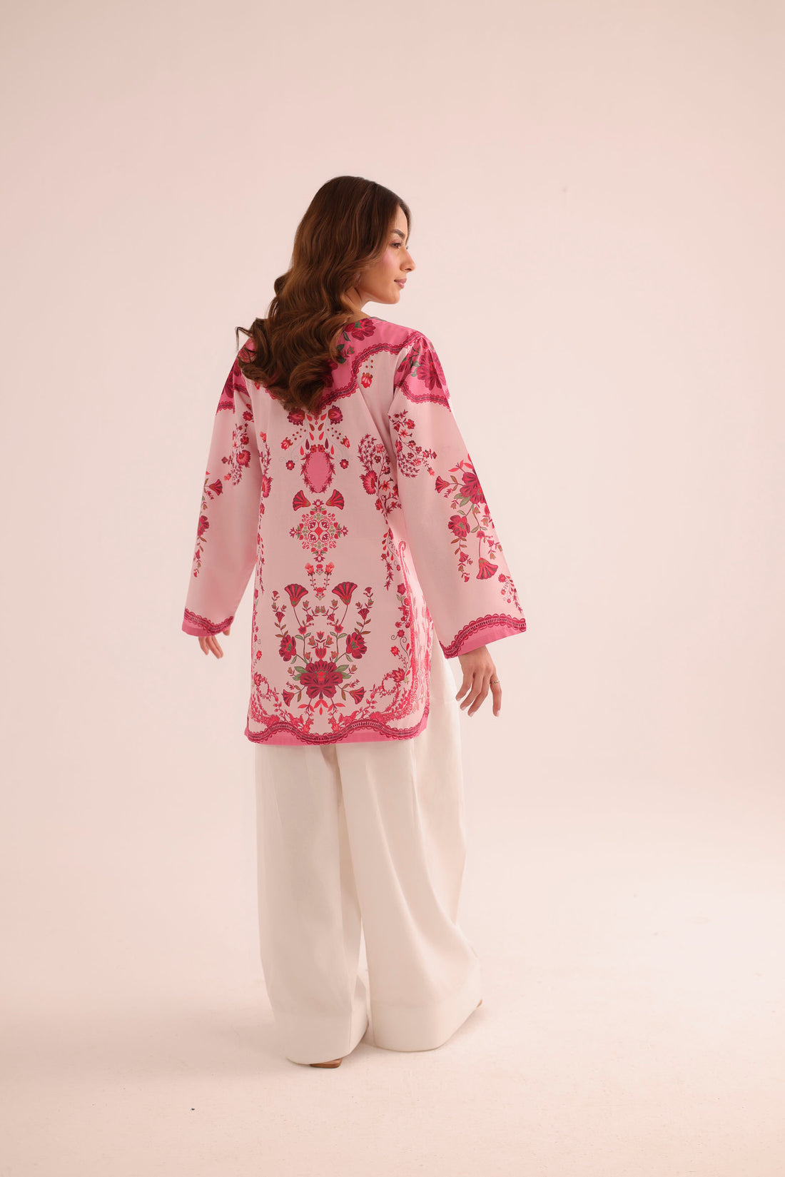 2 Piece Pure Lawn Dress with Farshi Shalwar | GC-A79