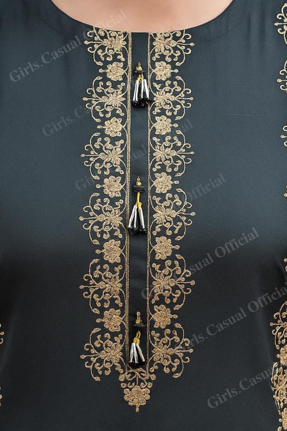 Embroidered 2pcs Dress