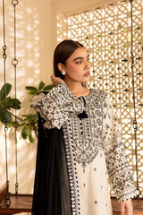 3pc Embroidered dress