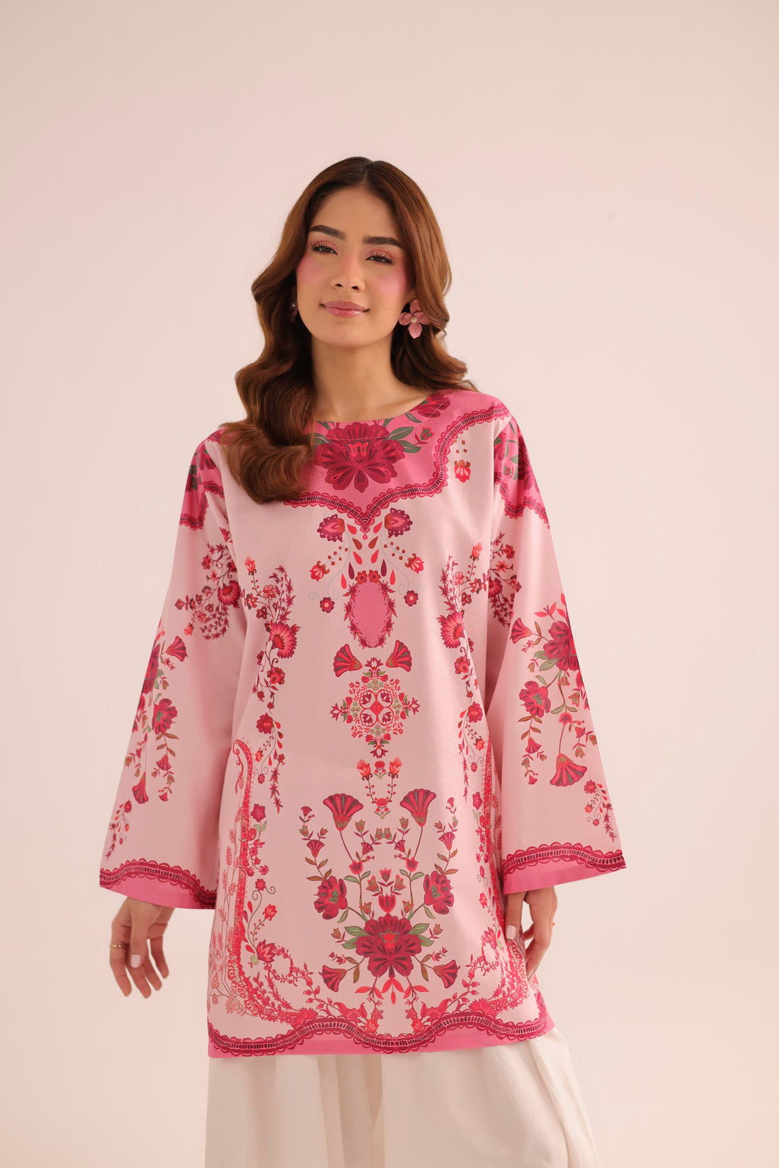 2 Piece Pure Lawn Dress with Farshi Shalwar | GC-A79