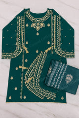 Embroidered lawn 3pcs